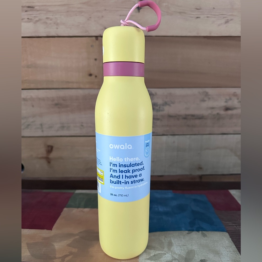 Owala FreeSip® Twist - New - Yellow & Pink